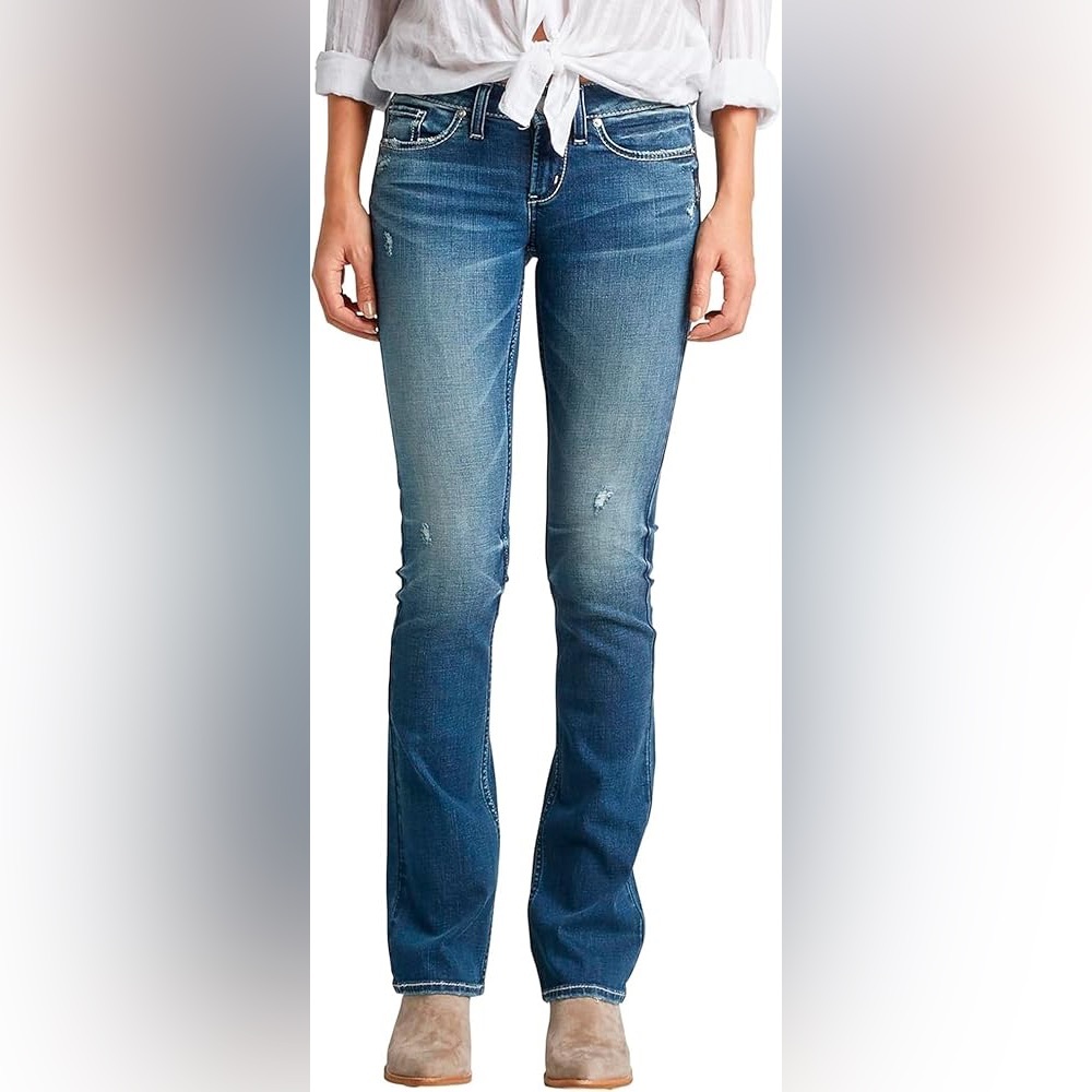 Silver Jeans Tuesday Slim Boot Cut Jeans Size 31